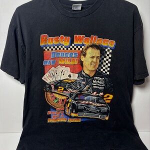 Vintage Rusty Wallace Nascar T-Shirt